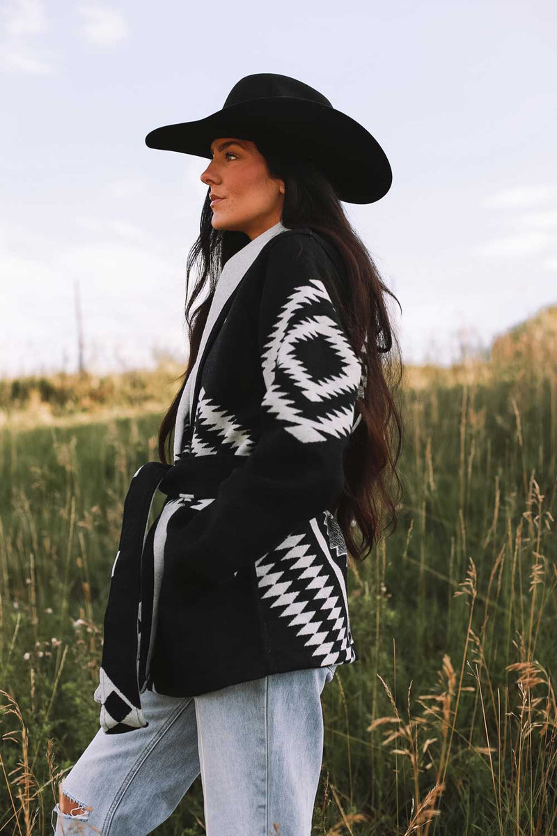 Los Ojos Wool Wrap Coat – L7 Market