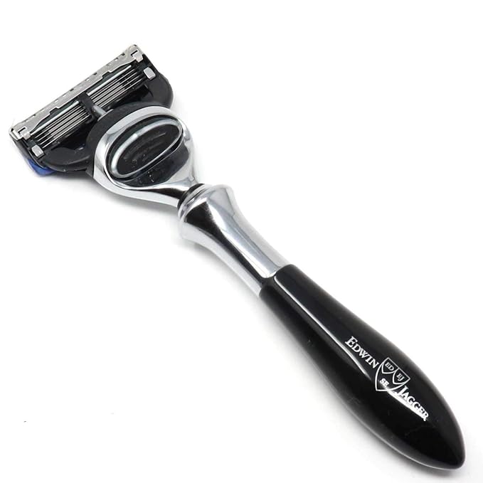 Edwin Jagger Plaza 2 PC Handle Compatible With Gillette Fusion Cartridges