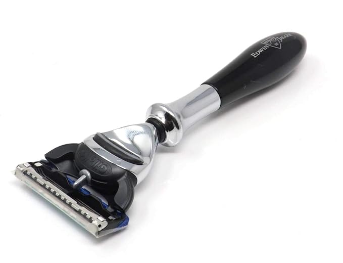 Edwin Jagger Plaza 2 PC Handle Compatible With Gillette Fusion Cartridges