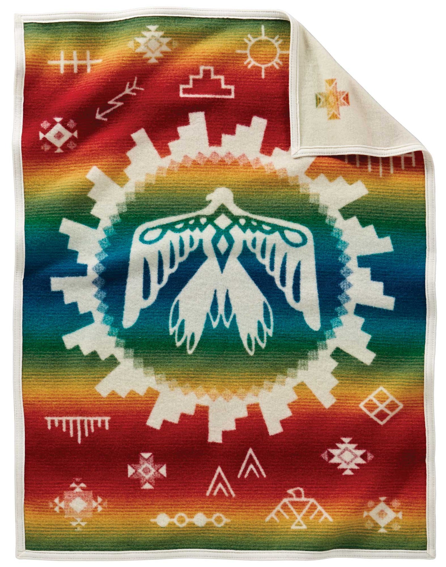 Pendleton Sunrise Eagle Crib Blanket