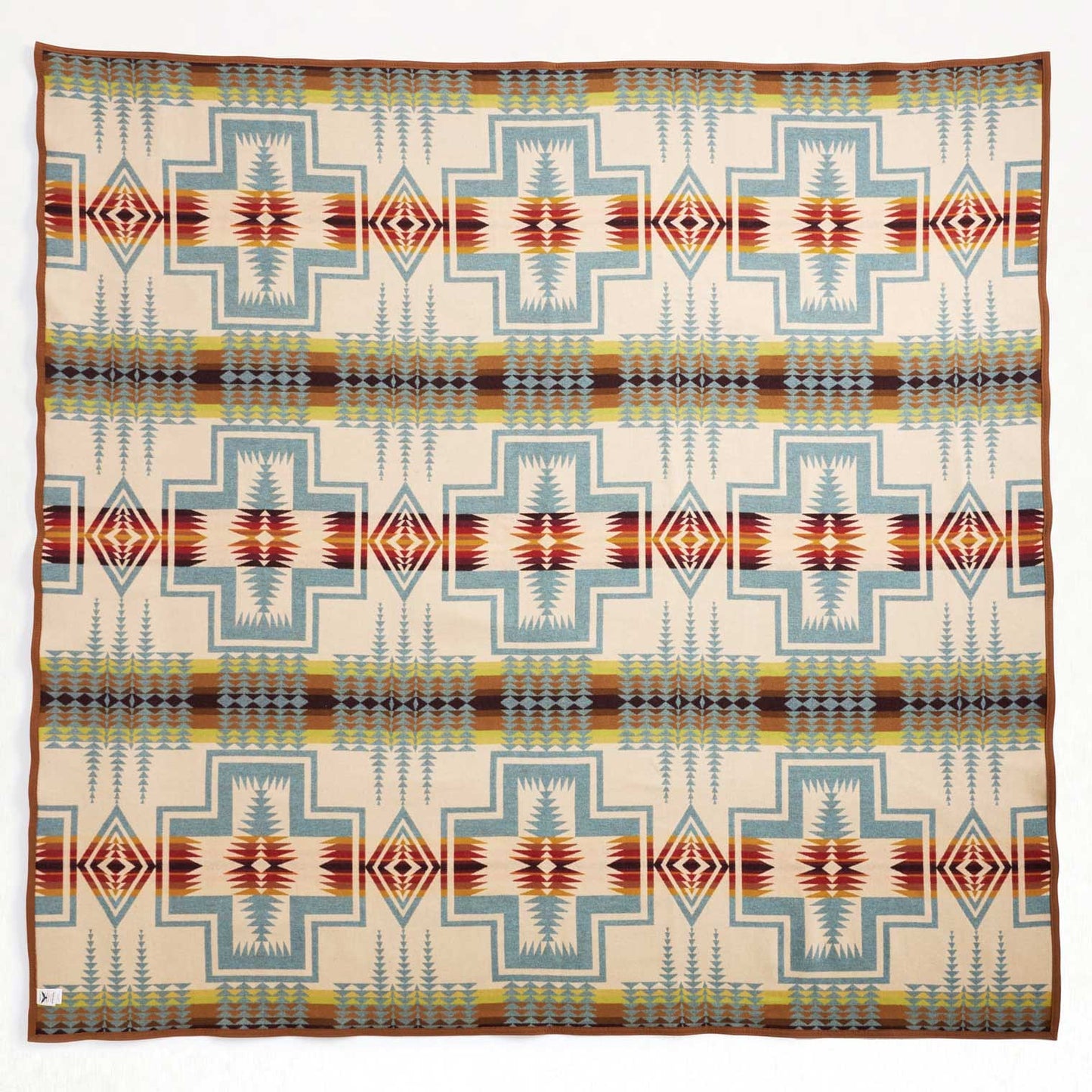 Pendleton Unnapped Shale Harding Blanket-Queen