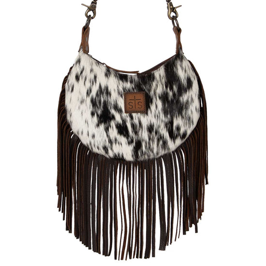 Cowhide Nellie Fringe Bag by STS