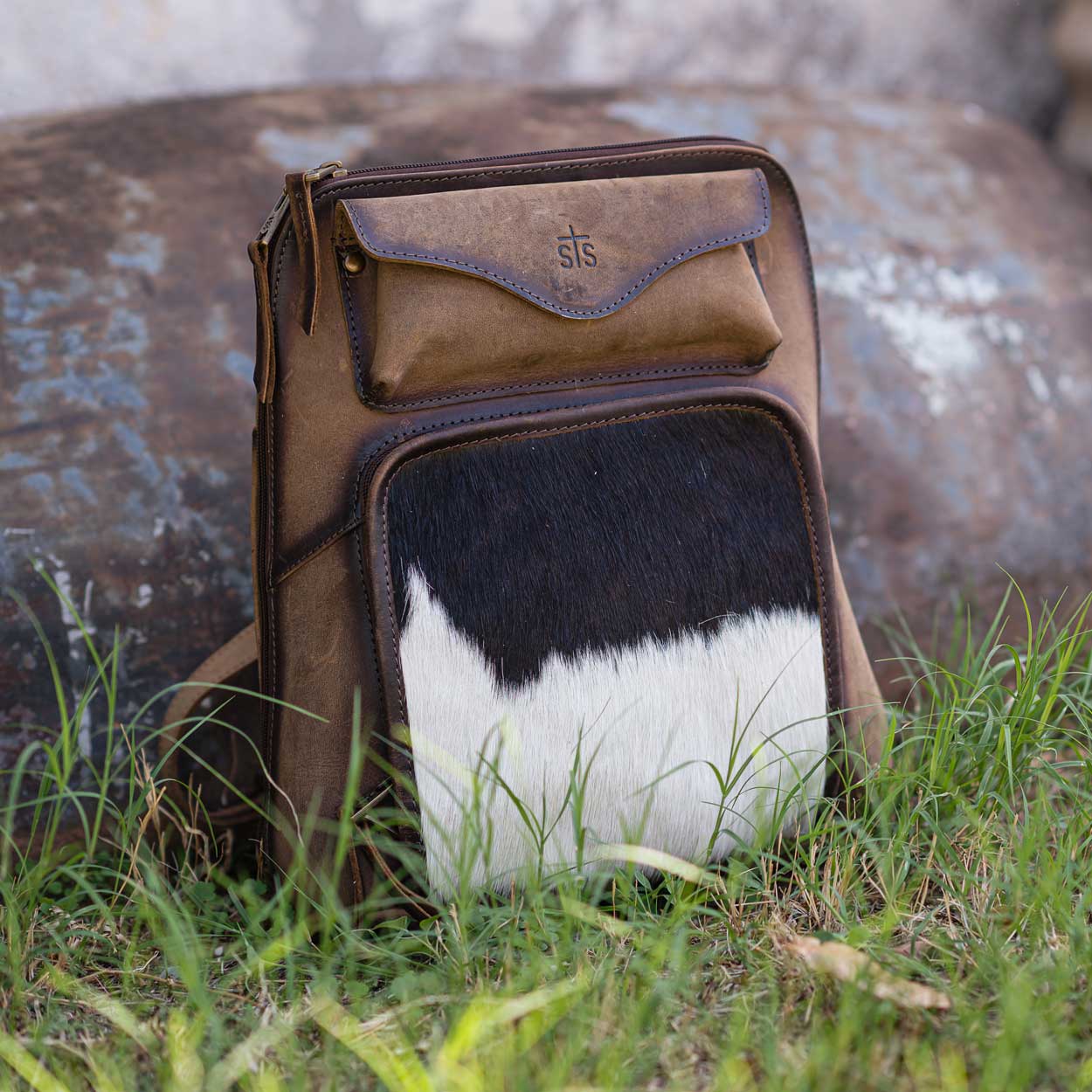 Cowhide Sunny Backpack By STS