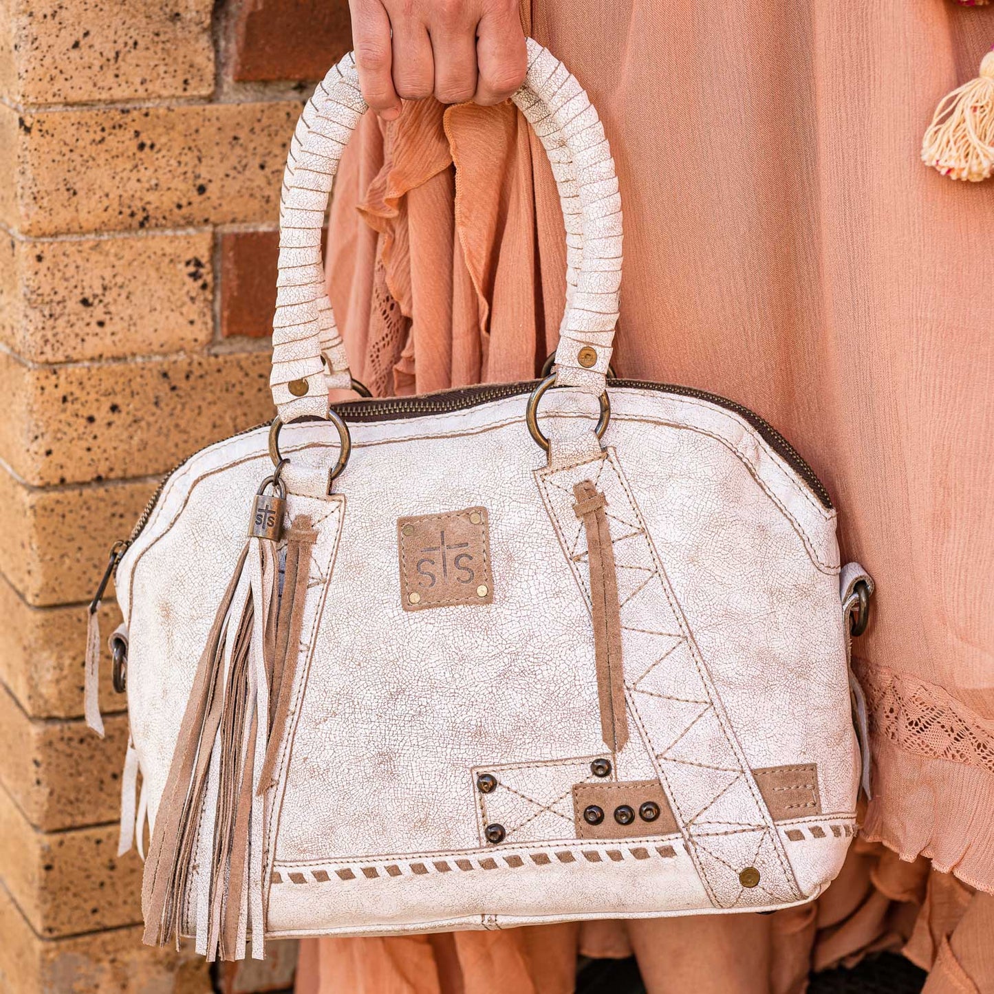 Cremello Sansa Satchel by STS