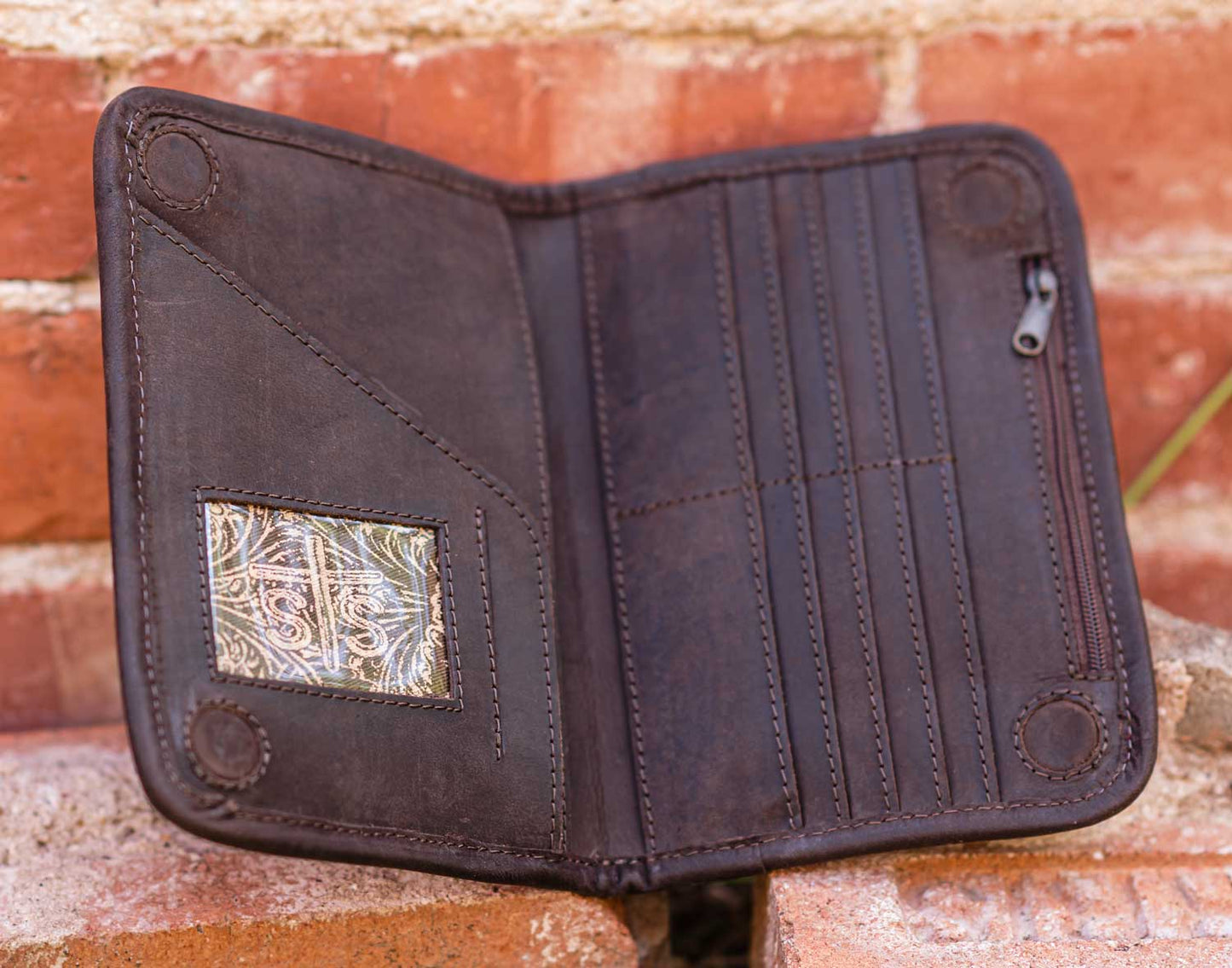Crimson Sun Magnetic Wallet by STS Ranchwear