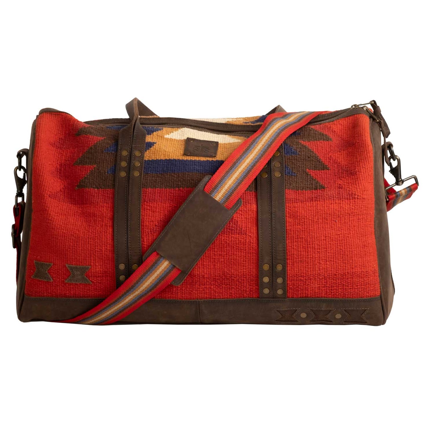 Crimson Sun Backpack Duffle Bag by STS