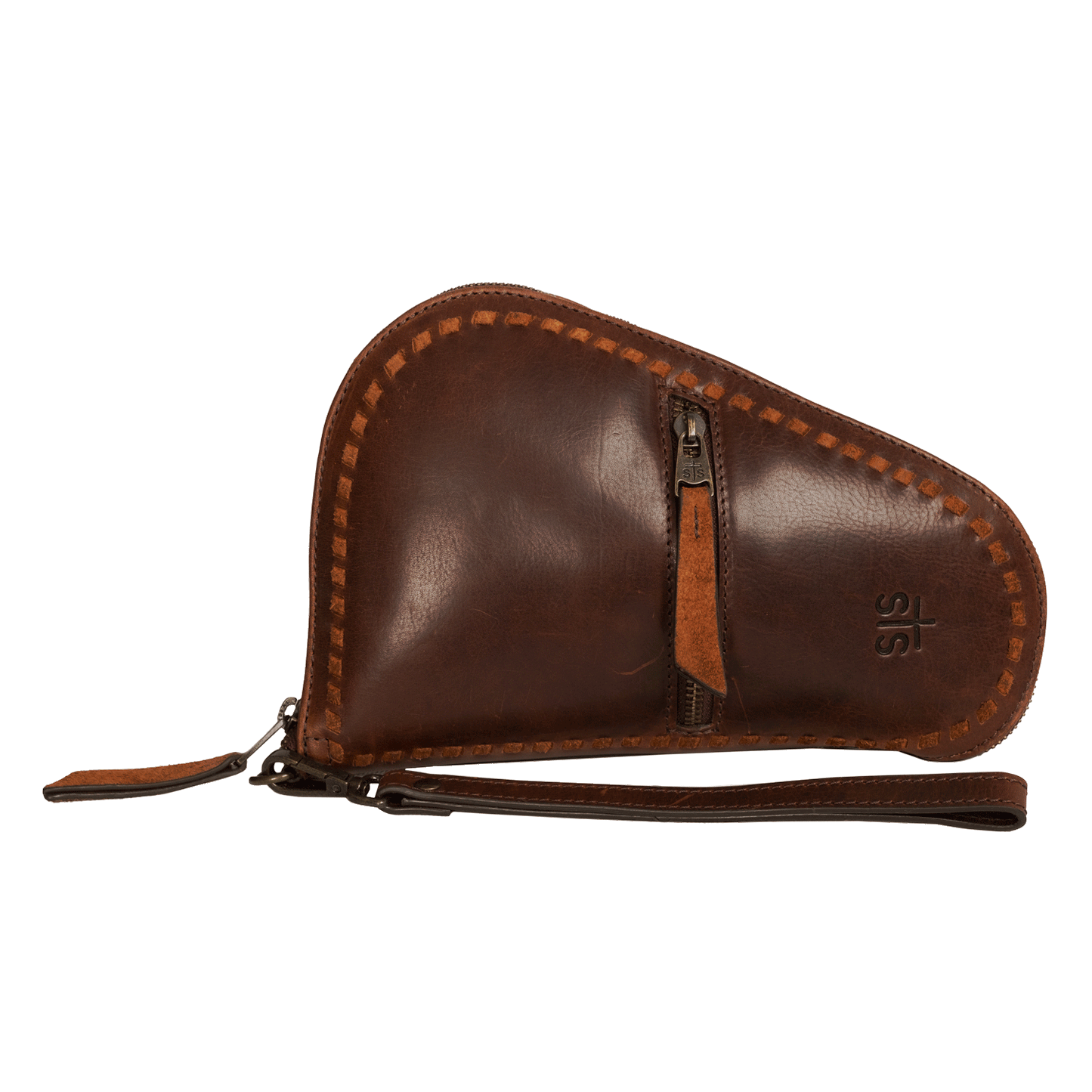 Catalina Croc Full Grain Leather Pistol Case by STS