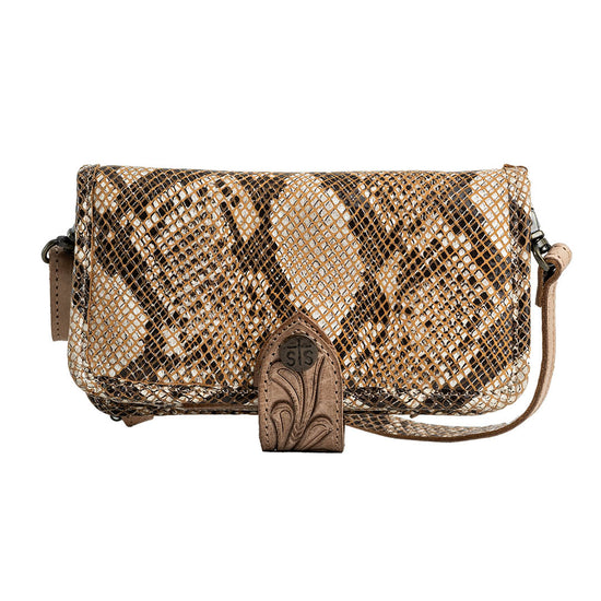 Stella Python Crossbody Wallet