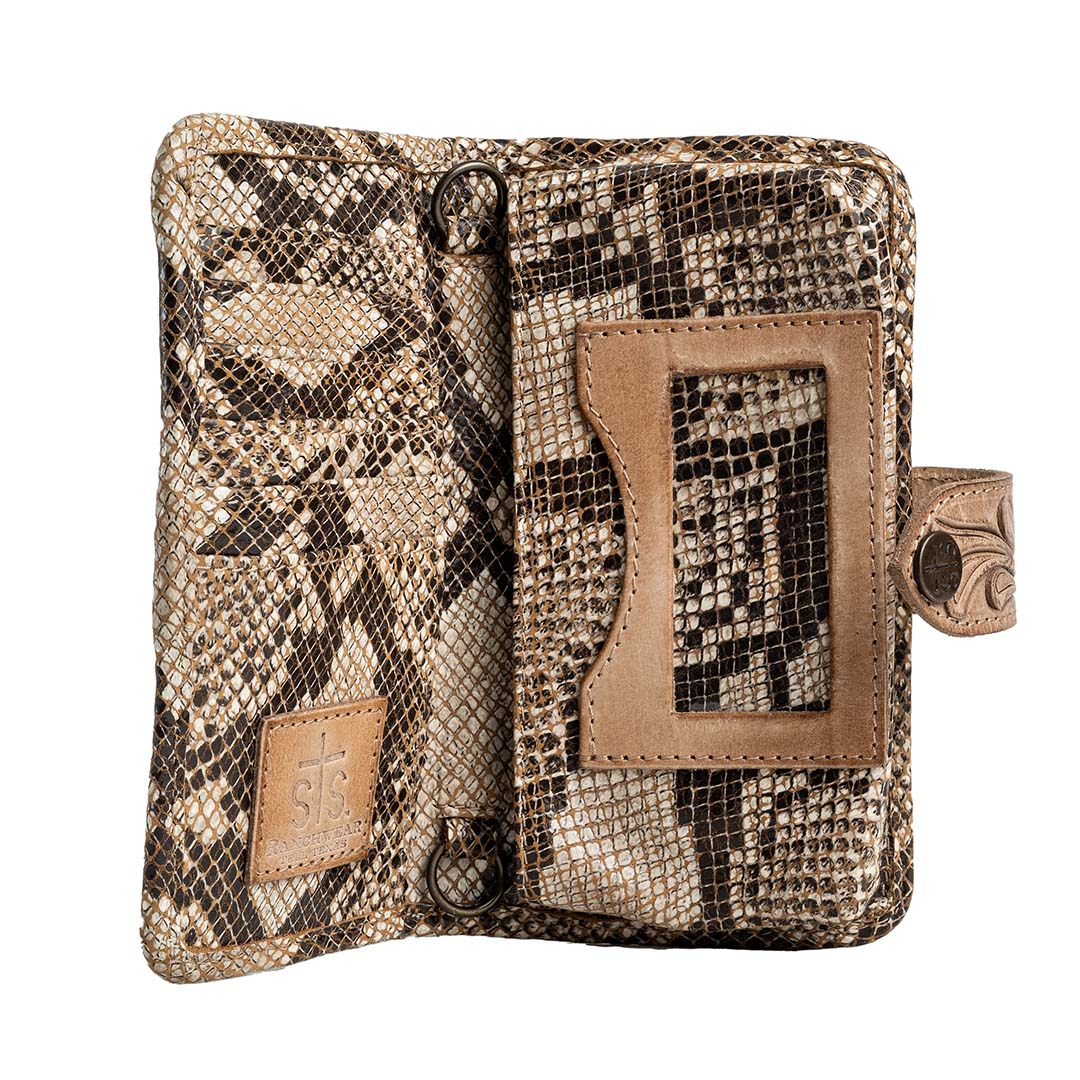 Stella Python Crossbody Wallet