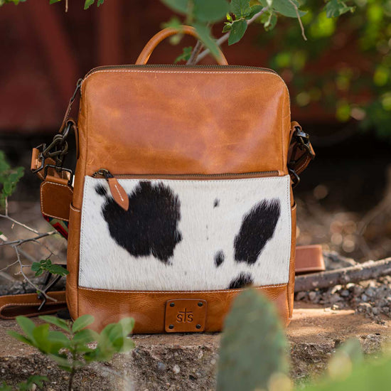 Basic Bliss Cowhide Backpack By STS