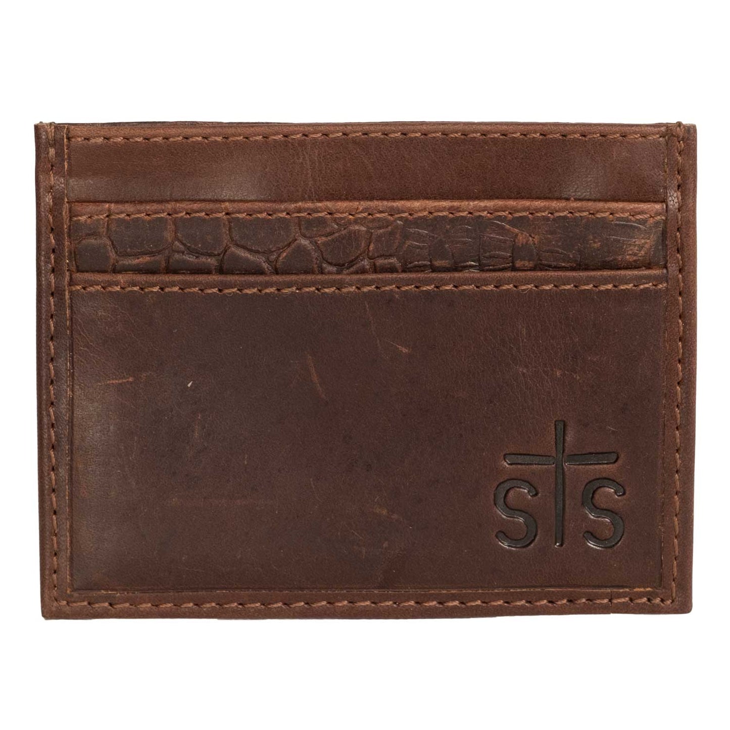 Men's Croc Card Wallet by STS Ranchwear