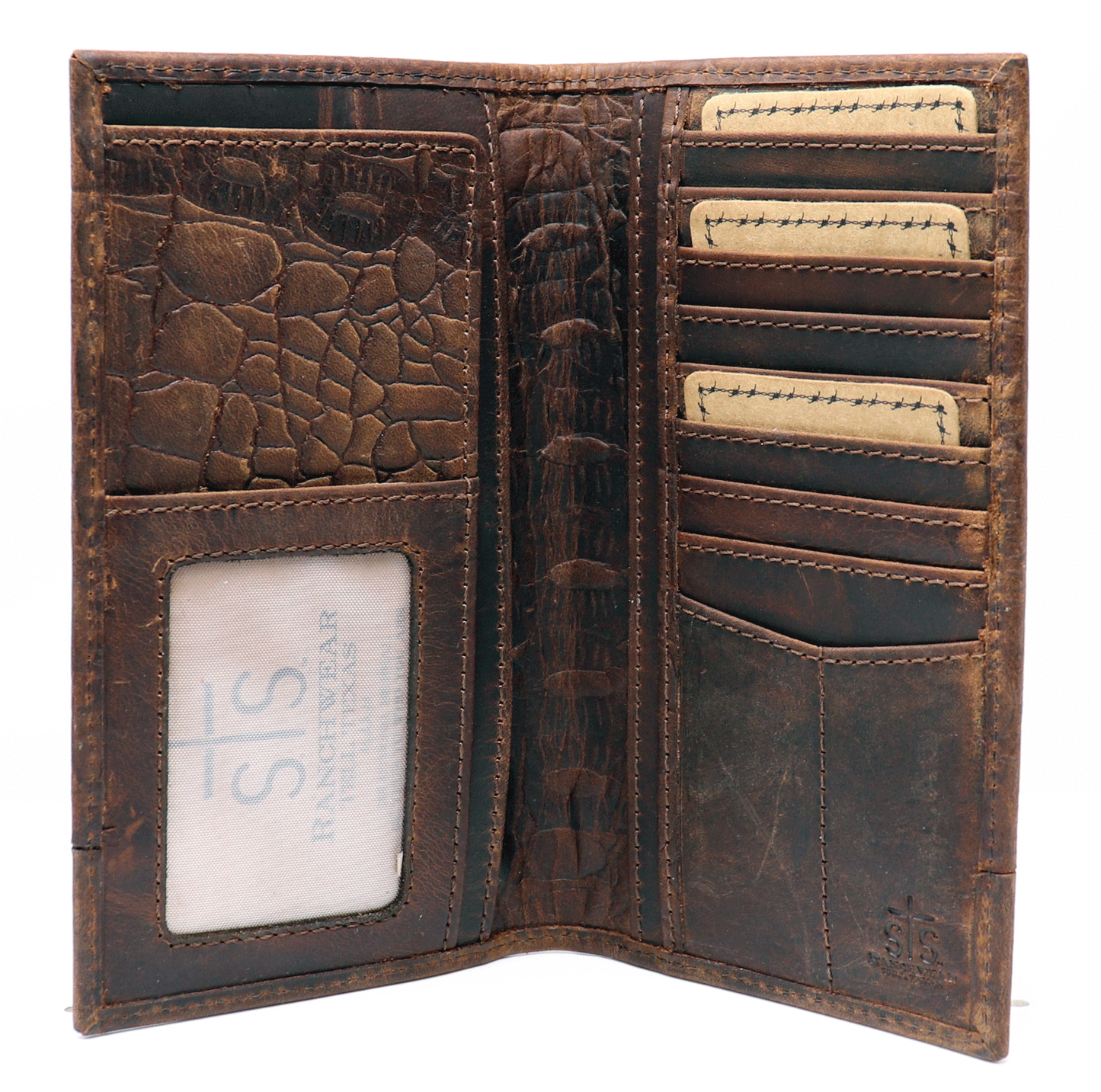 Men's Croc Bifold Wallet by STS Ranchwear