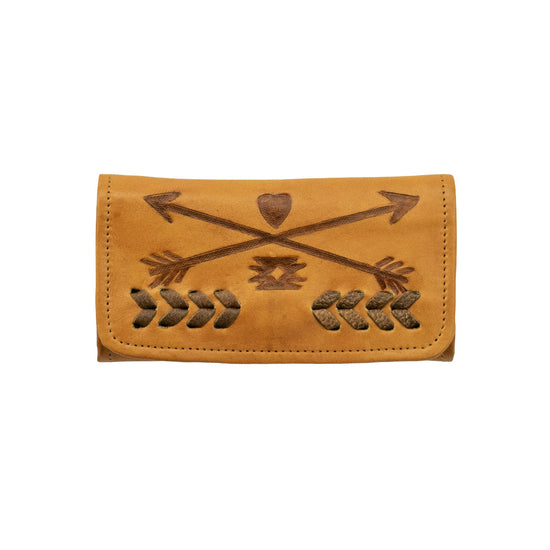 Load image into Gallery viewer, Freindship Arrows Ladies Tri-Fold Wallet
