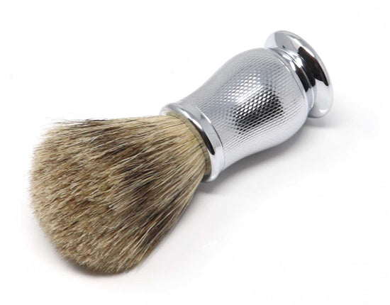 Load image into Gallery viewer, Edwin Jagger Chatsworth Chrome Barley Best Badger Shaving Brush
