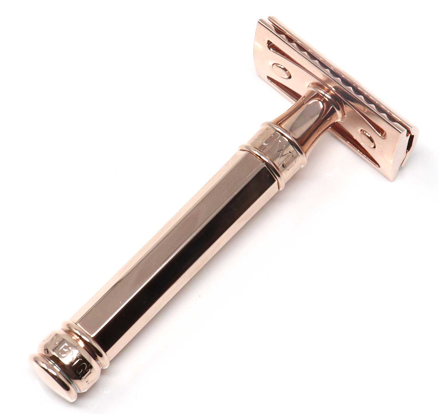 Load image into Gallery viewer, Edwin Jagger Octagonal Rose Gold DE Safety Razor
