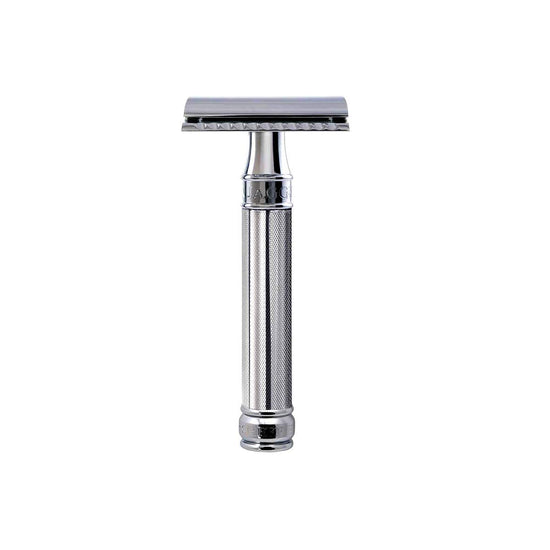 Load image into Gallery viewer, Double Edge Safety Razor - Knurled
