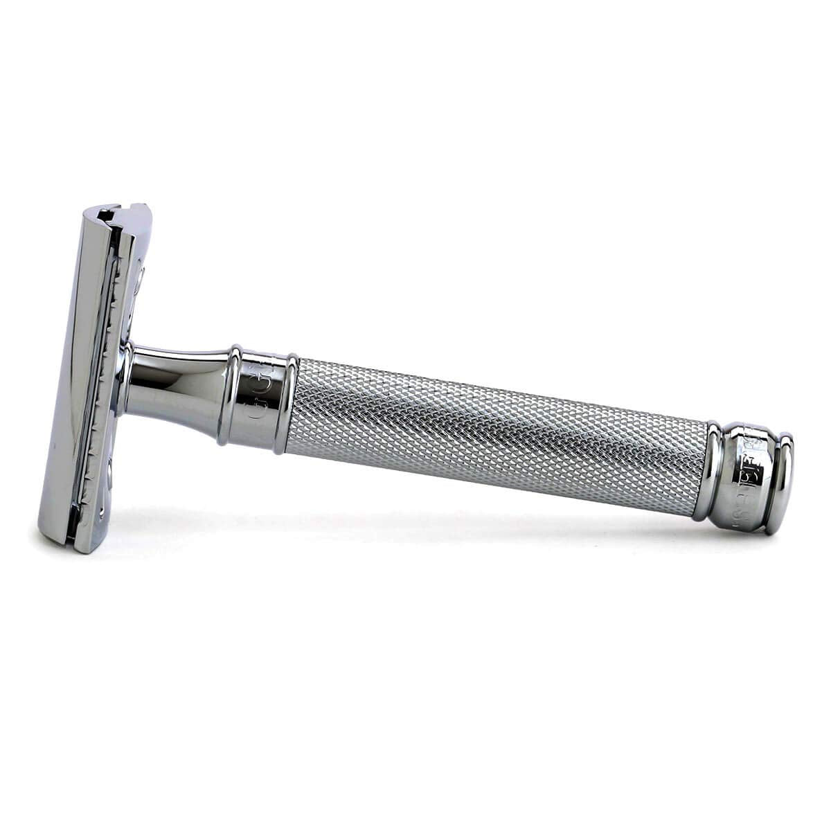 Load image into Gallery viewer, Double Edge Safety Razor - Knurled
