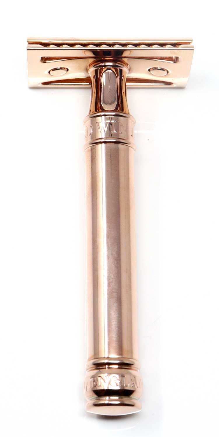 Load image into Gallery viewer, Edwin Jagger DE89 Rose Gold Plated DE Safety Razor
