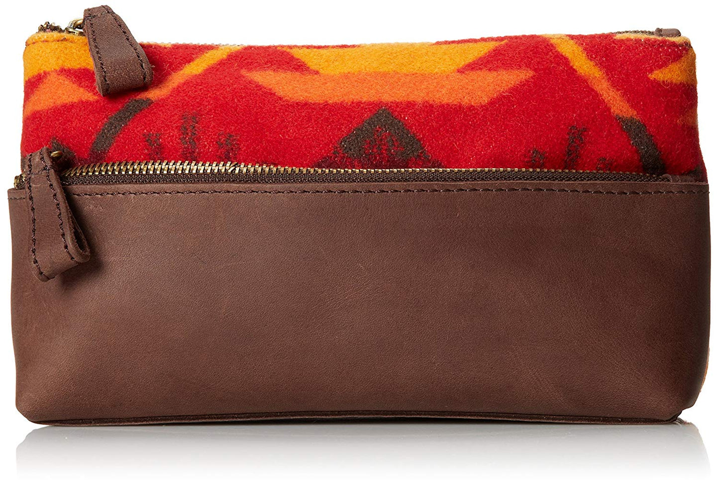 Pendleton Double Zipper Clutch Or Organizer Bag