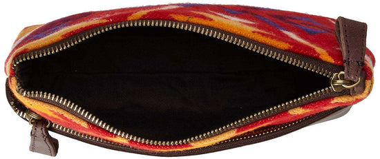 Pendleton Double Zipper Clutch Or Organizer Bag