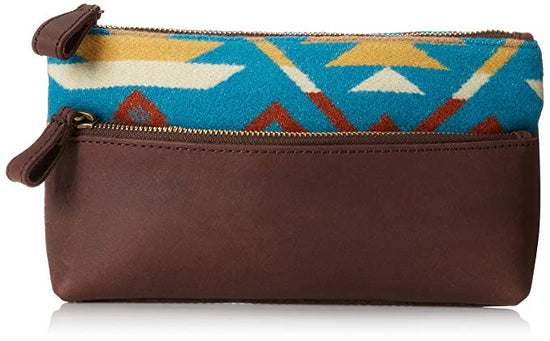 Load image into Gallery viewer, Pendleton Zip Case - Turquoise
