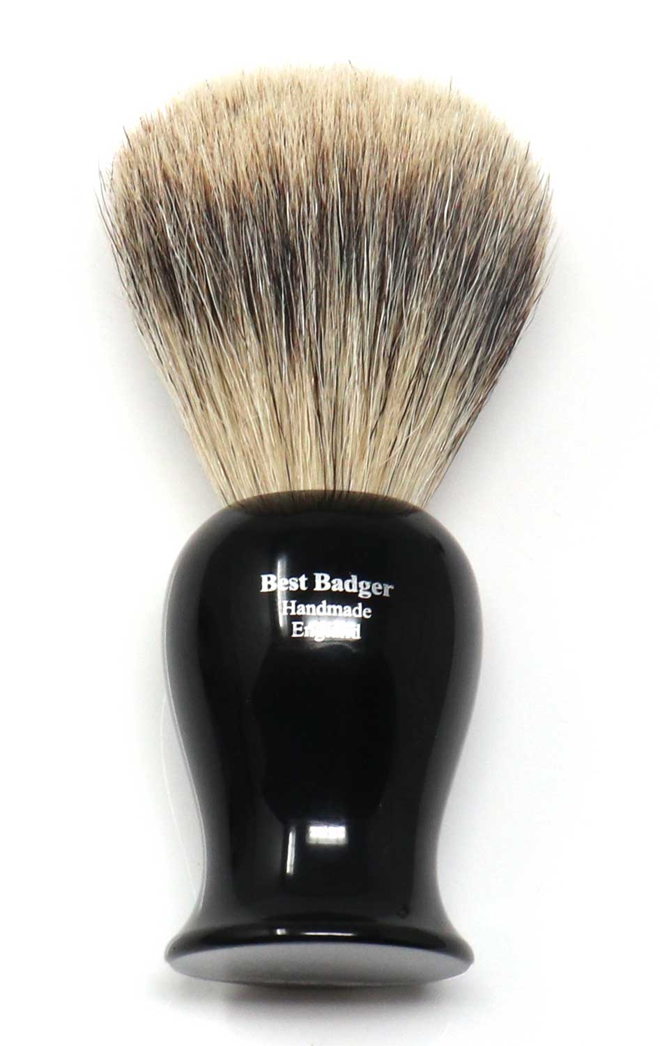 Load image into Gallery viewer, Edwin Jagger Imitation Ebony Plaza Shaving Brush- Best Badger
