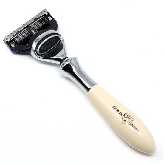 Load image into Gallery viewer, Edwin Jagger Imitation Ivory Plaza Gillette Fusion Razor

