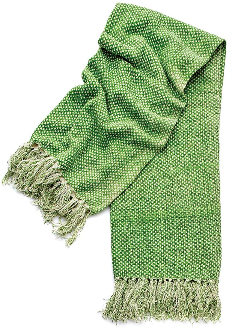 Load image into Gallery viewer, Napa Home &amp;amp; Garden Hudson Woven Throw - Fern Green
