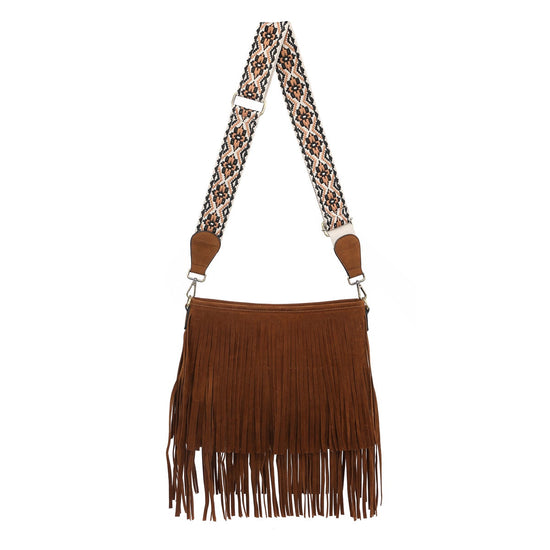 Load image into Gallery viewer, Sadie Crossbody Bag by Jen &amp;amp; Co- Brown
