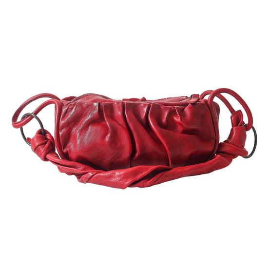 Load image into Gallery viewer, Red Leather  Handbag by Never Mind
