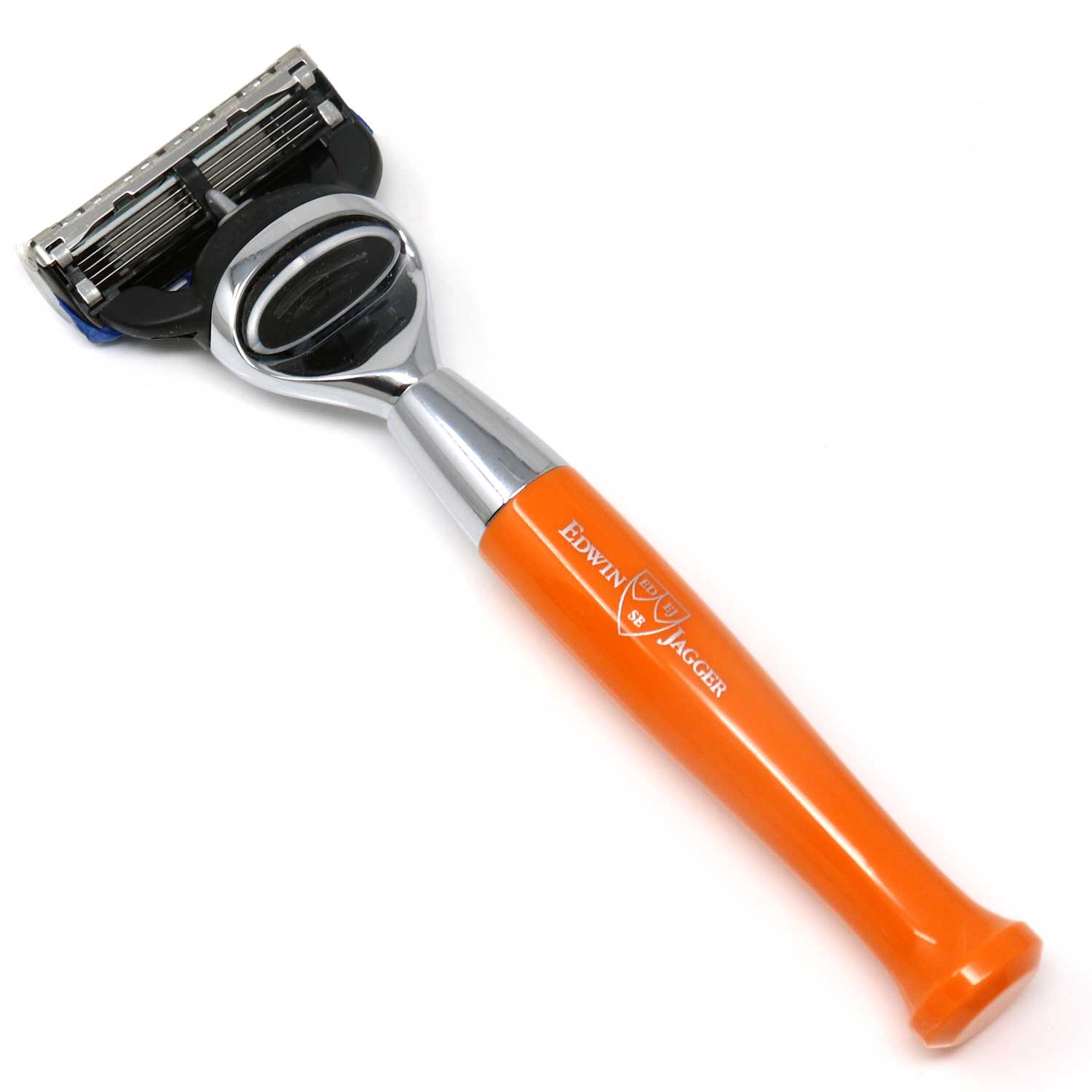 Edwin Jagger Gillette Fusion Pro-Glide Razor, Orange Chrome Plated – L7 ...