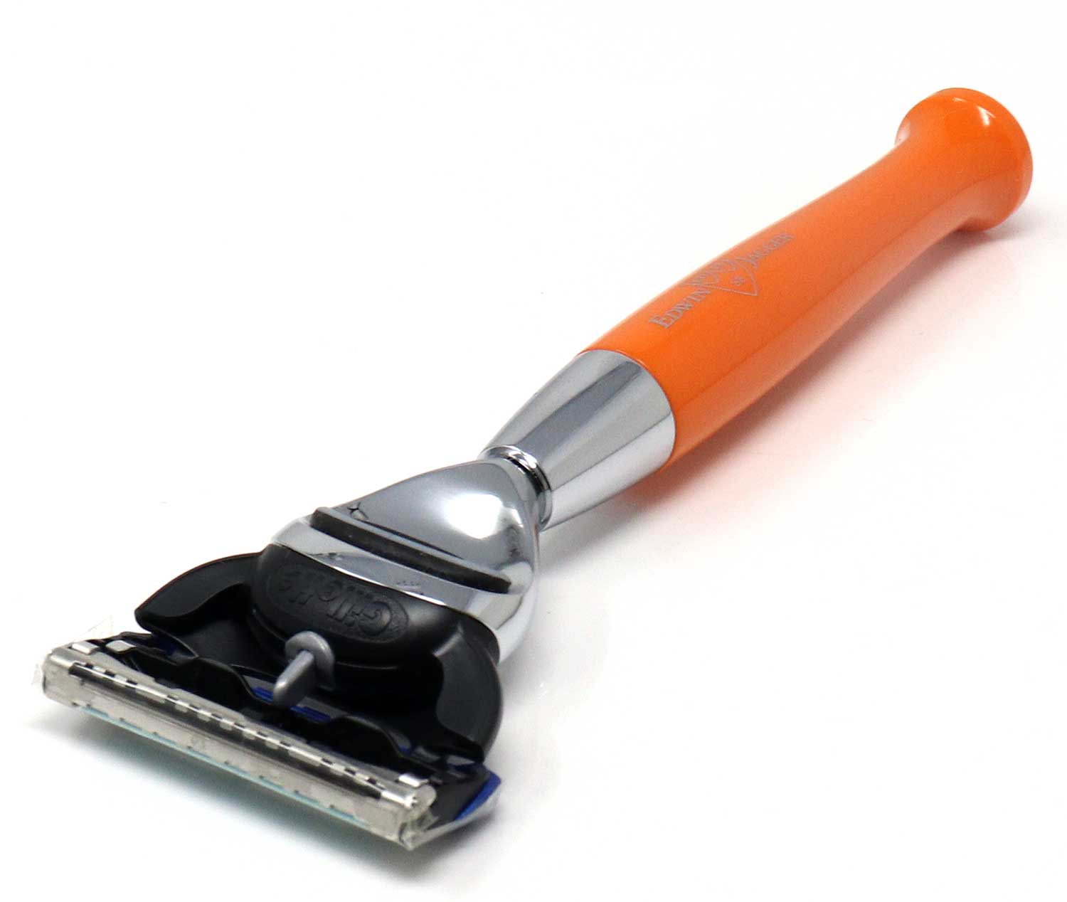 Edwin Jagger Gillette Fusion Pro-Glide Razor, Orange Chrome Plated – L7 ...