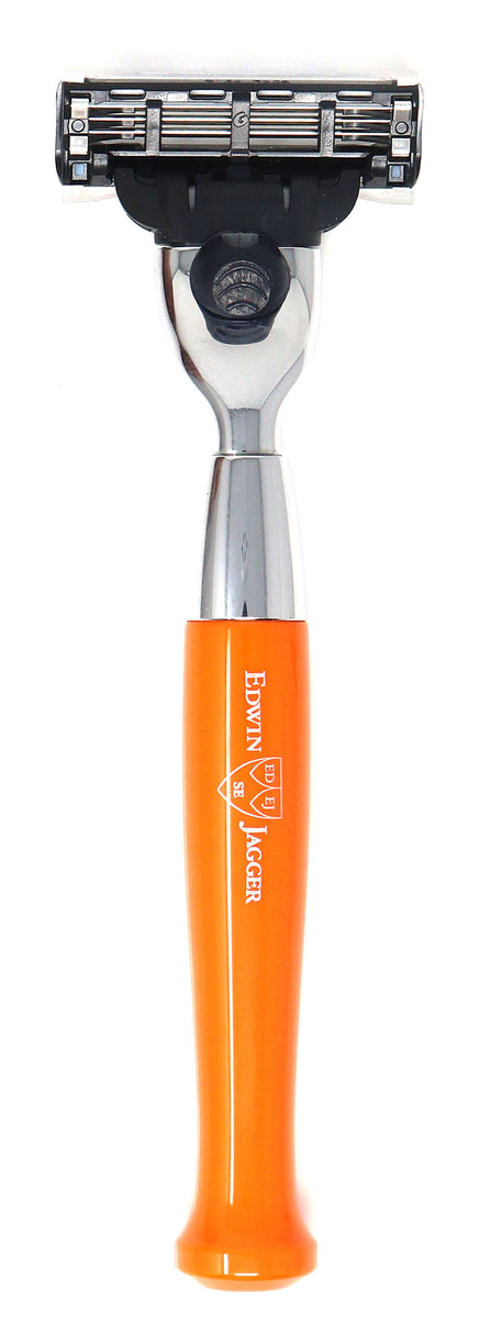 Edwin Jagger Orange Gillette Mach3 Chrome Plated Razor – L7 Market