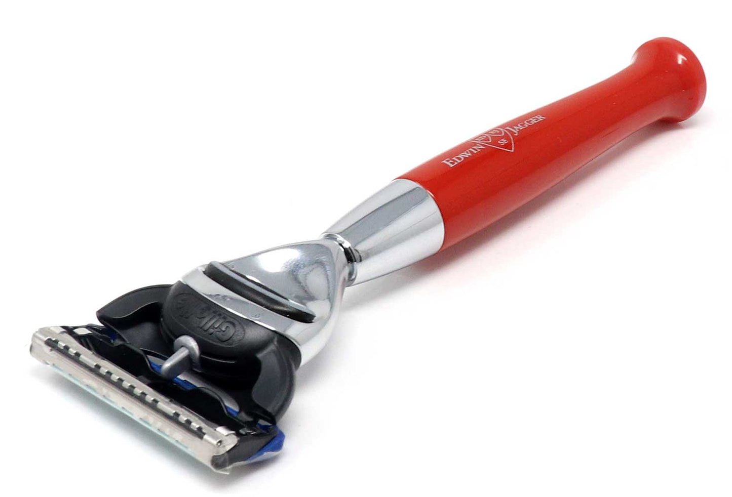 Red Gillette Fusion Razor Edwin Jagger Gillette Fusion Pro-Glide Razor, Red Chrome Plated – L7 Market
