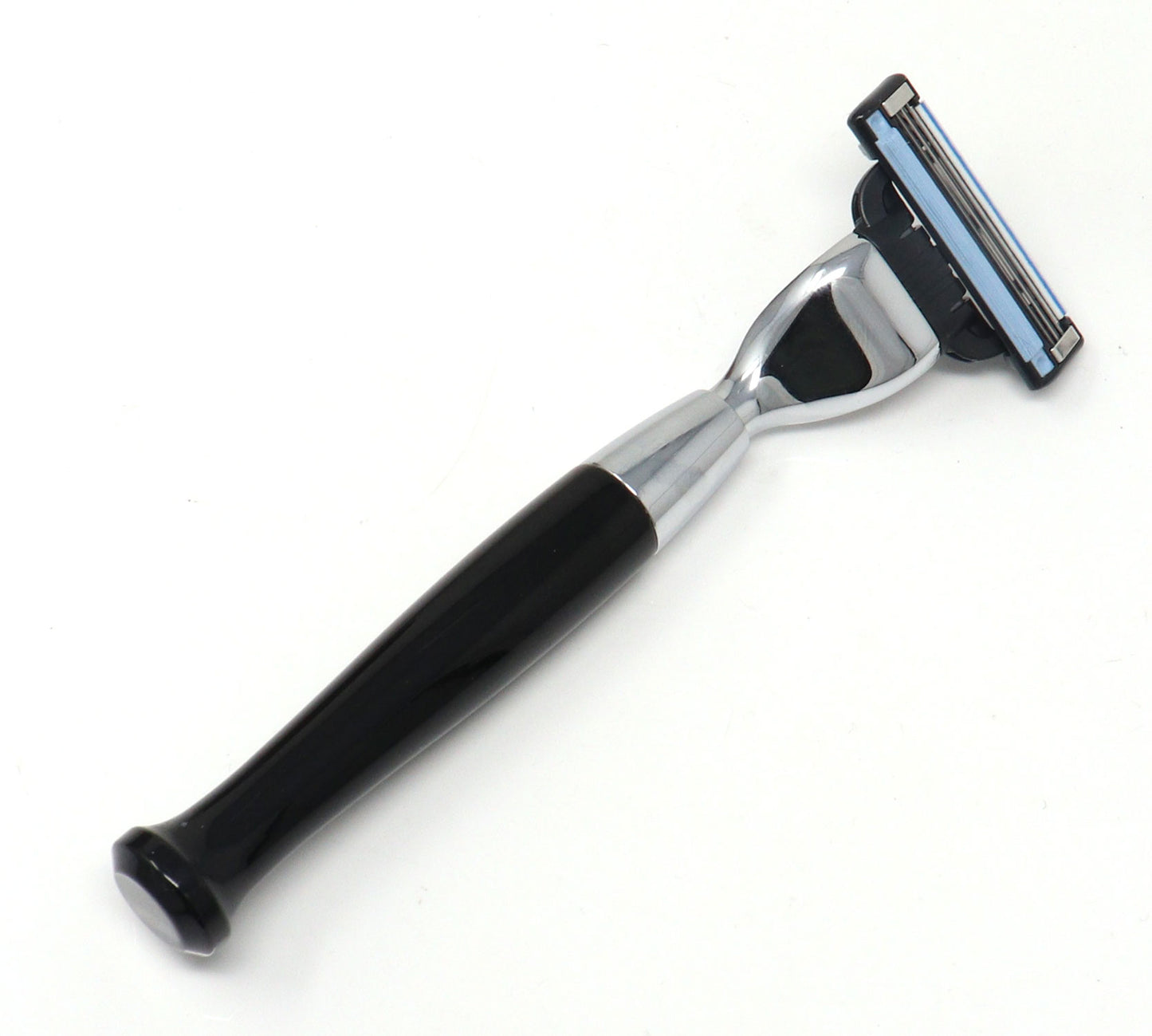 Edwin Jagger Imitation Ebony Gillette Mach3 Chrome Plated Razor