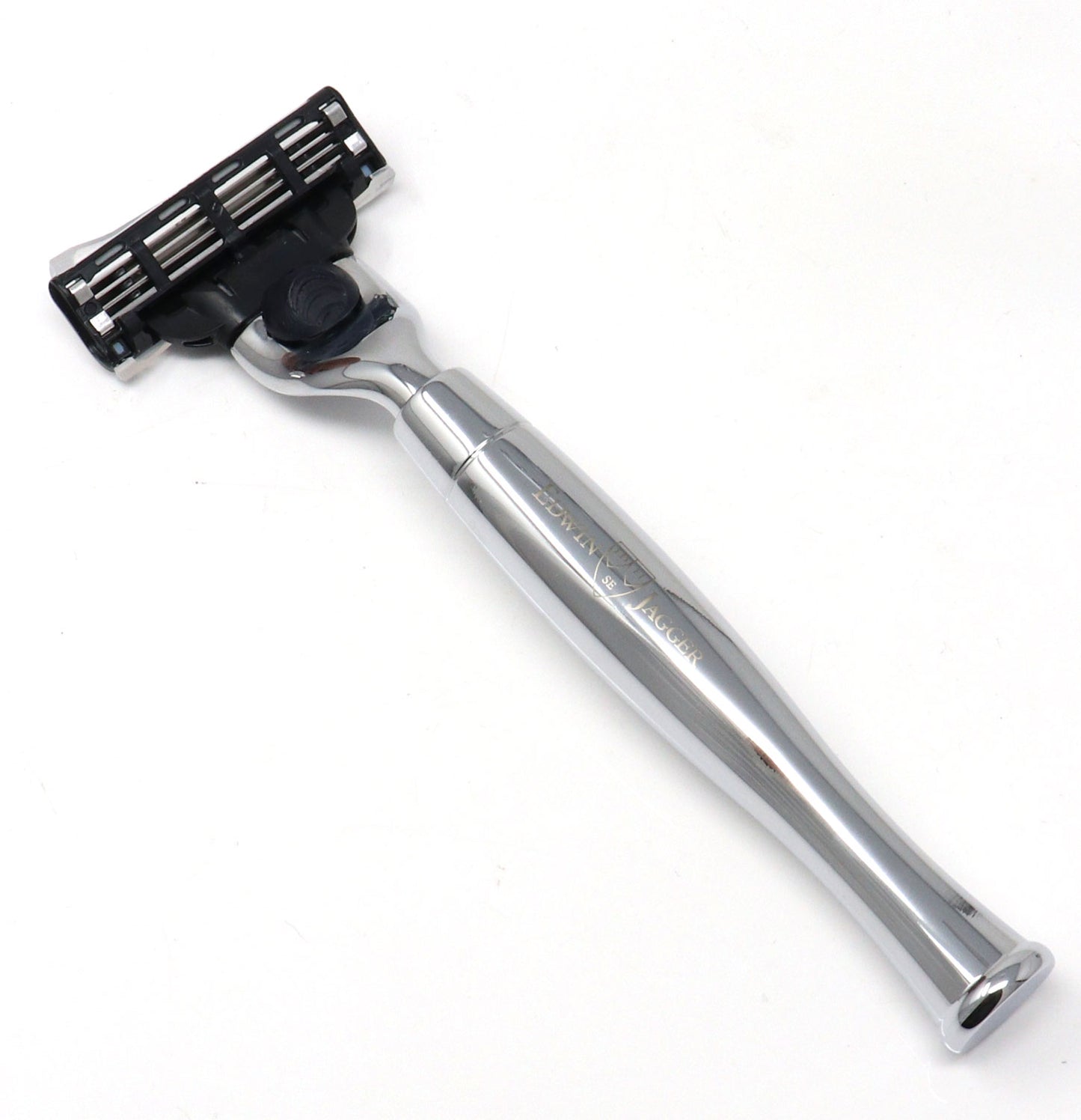 Load image into Gallery viewer, Edwin Jagger Chrome Gillette Mach3 Chrome Plated Razor
