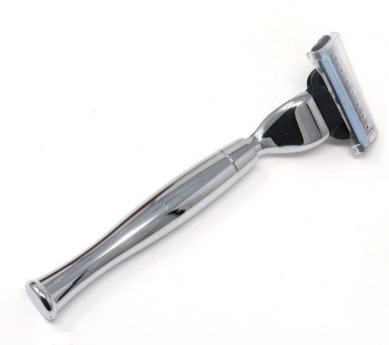 Load image into Gallery viewer, Edwin Jagger Chrome Gillette Mach3 Chrome Plated Razor
