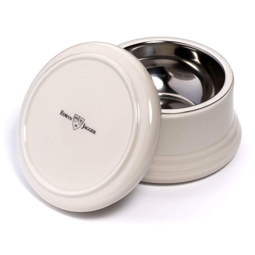 Edwin Jagger Soap Dish with Removable Inner Bowl and Lid