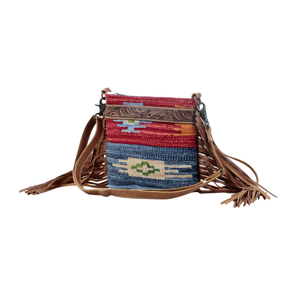 Sunset Hand Tooled Leather Bag