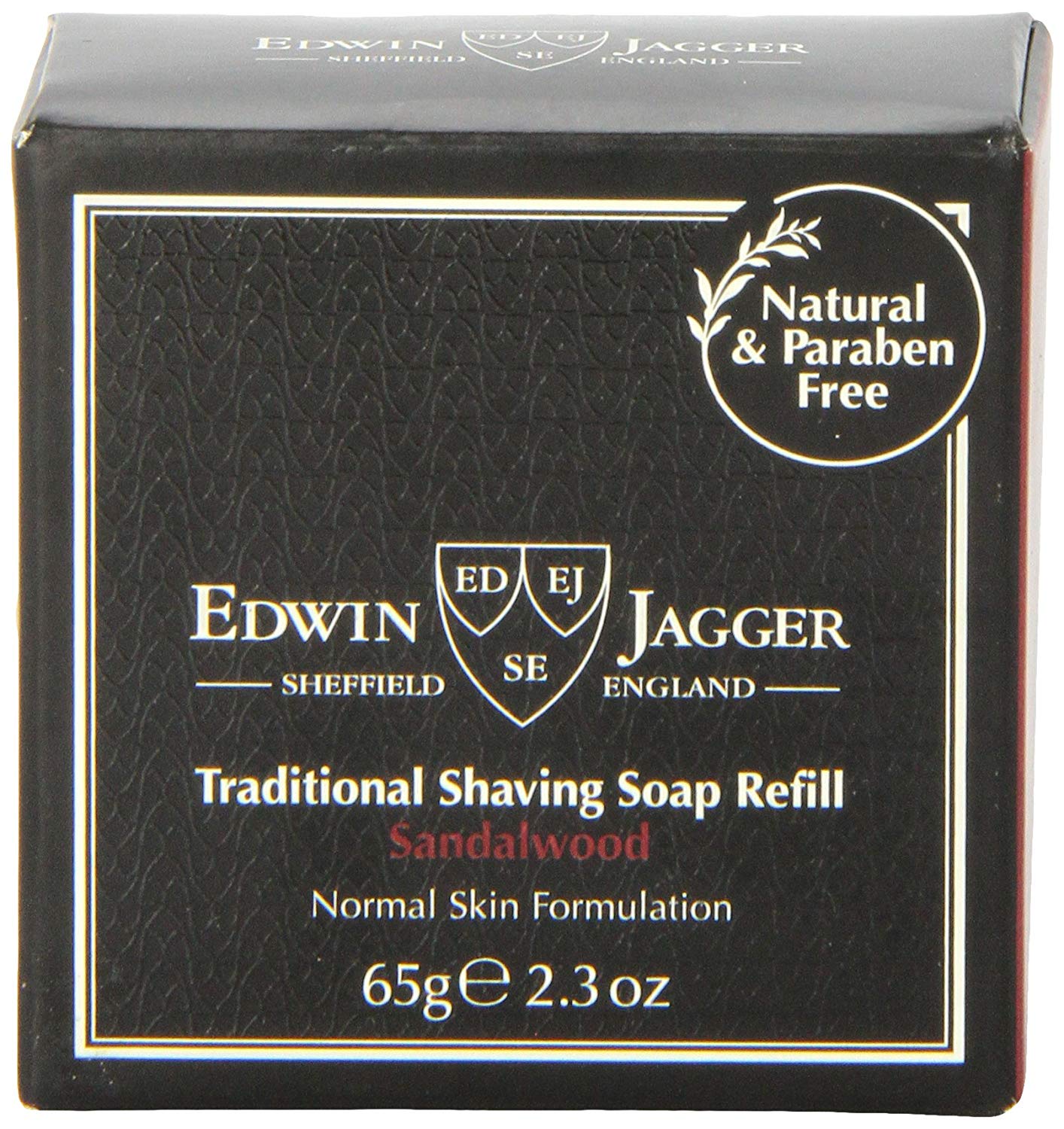 Load image into Gallery viewer, Edwin Jagger 99.9% Natural Traditional Shaving Soap Refill, Sandalwood
