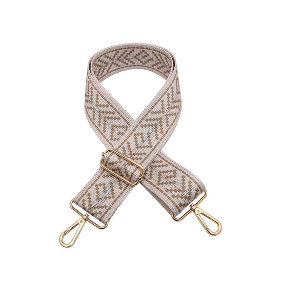 Load image into Gallery viewer, Guitar Strap Boho Taupe
