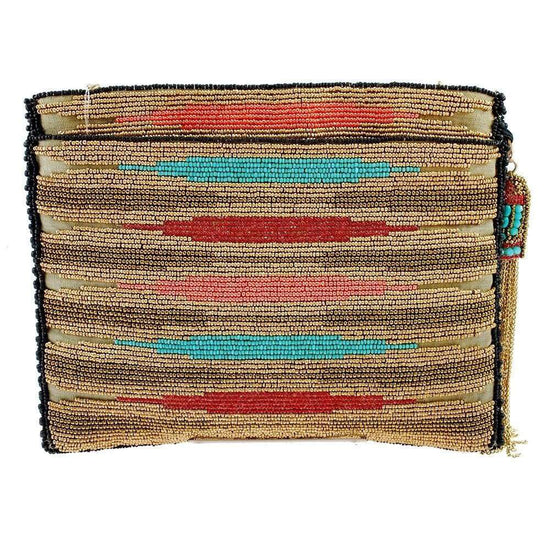 Load image into Gallery viewer, Frida Beaded Crossbody  Clutch
