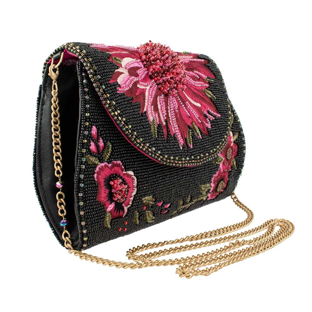 Pretty in Pink Beaded Crossbody Handbag